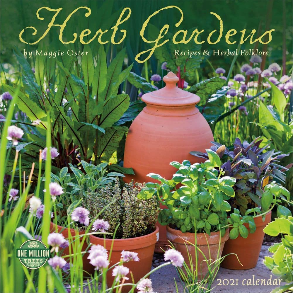 Herb Gardens Wall Calendar - Calendars.com