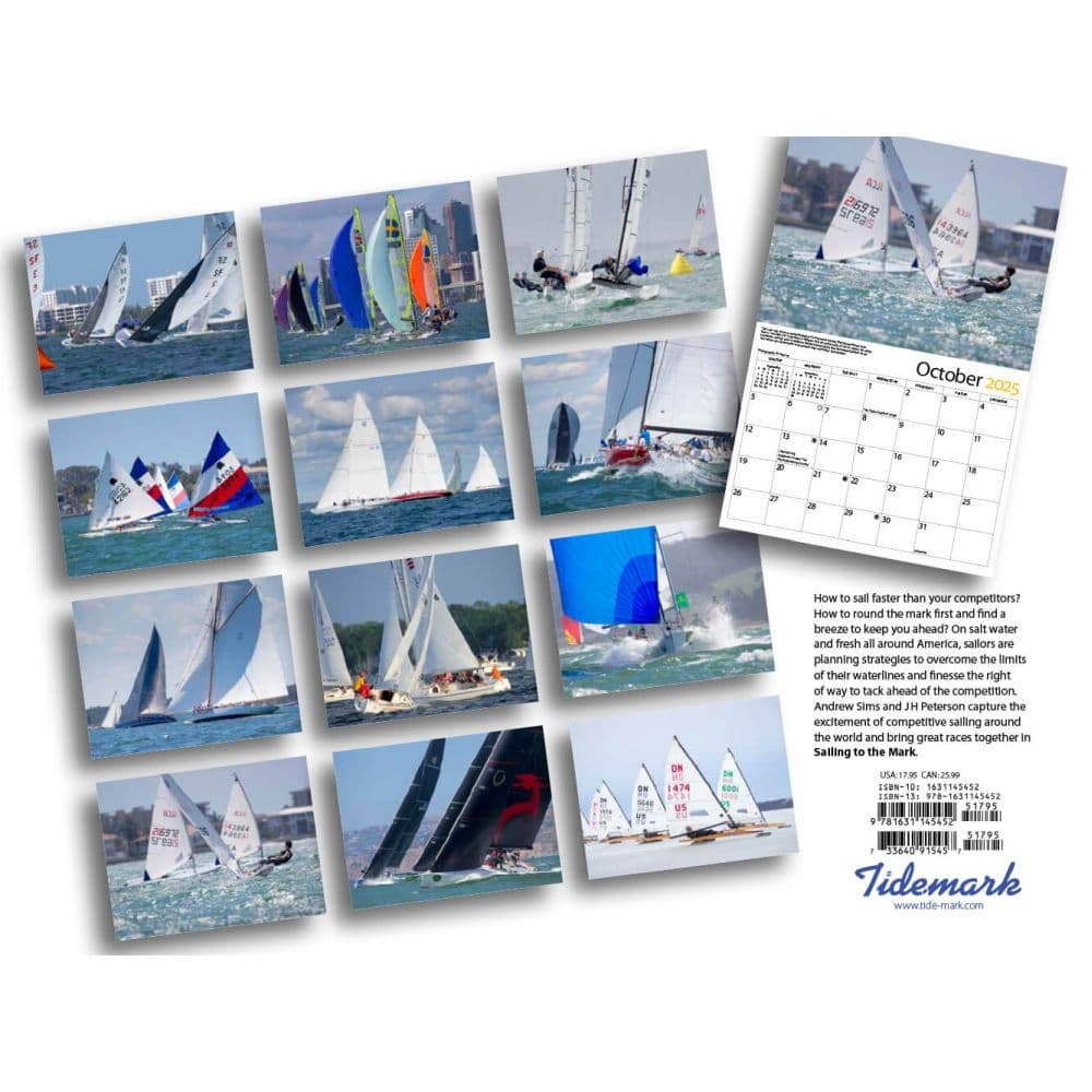 Sailing to the Mark 2025 Wall Calendar First Alternate Image width="1000" height="1000"