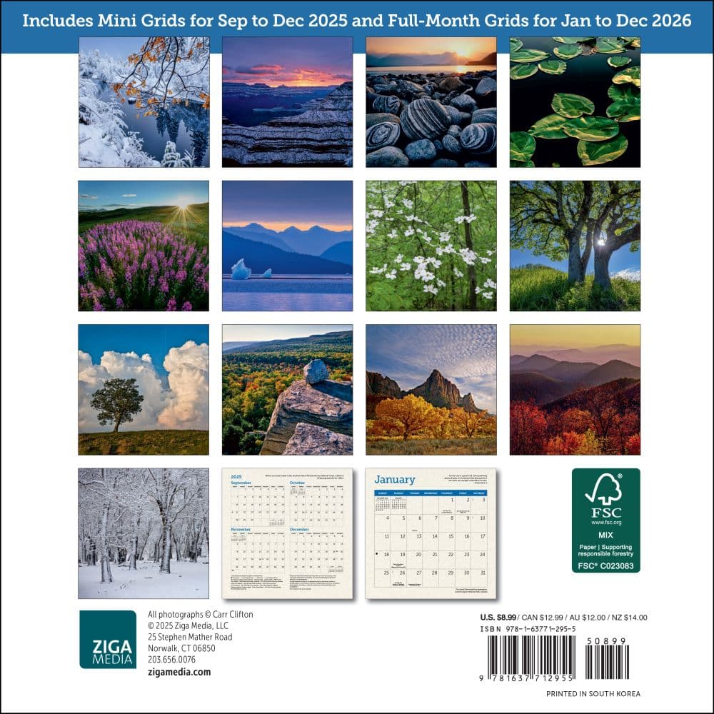 Psalms 2026 Mini Wall Calendar First Alternate Image
