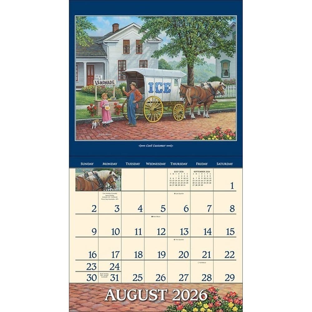 Country Seasons by John Sloane 2026 Wall Calendar Second Alternate Image