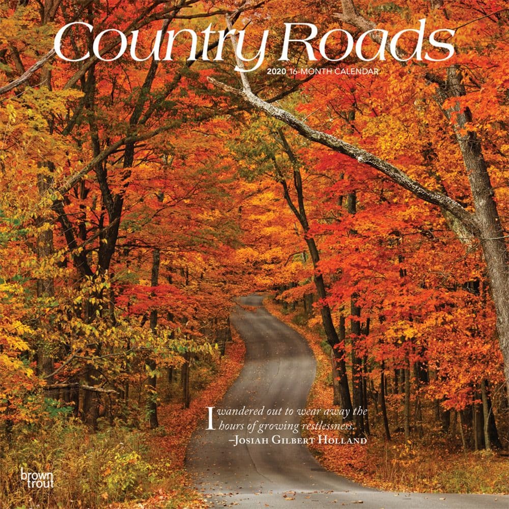 Country Roads Wall Calendar