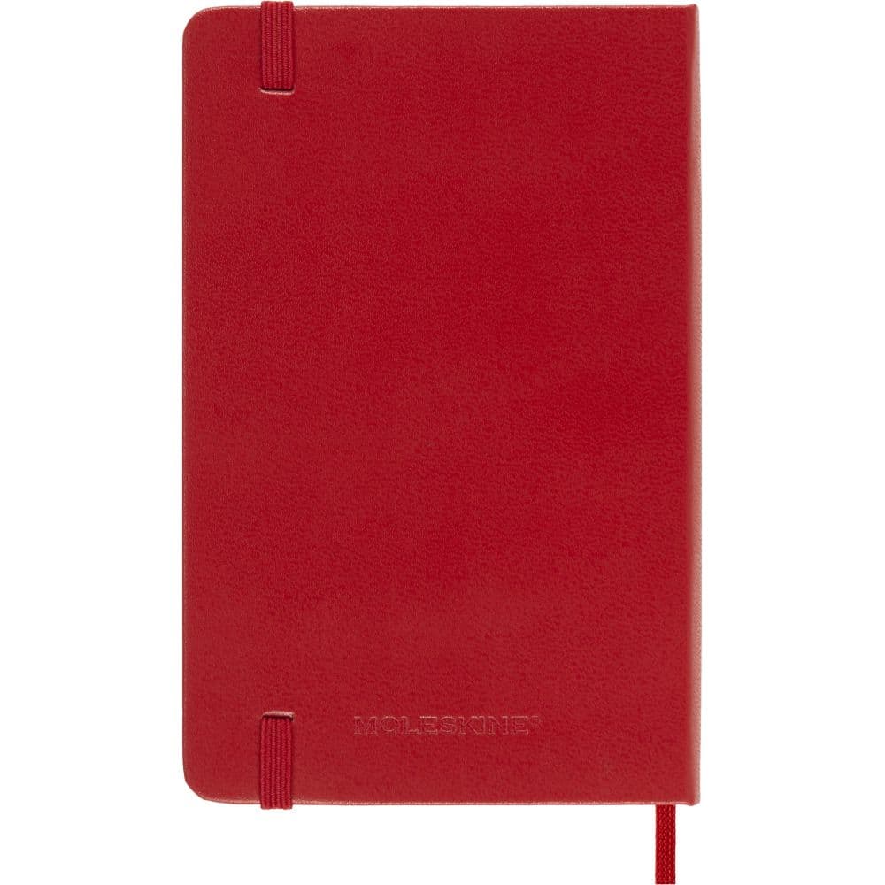 Moleskine Pocket Red Daily Hard Cover 2025 Planner Second Alternate Image