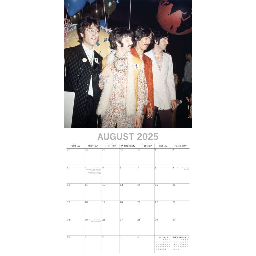 Beatles 2025 Wall Calendar Third Alternate Image width=&quot;1000&quot; height=&quot;1000&quot;