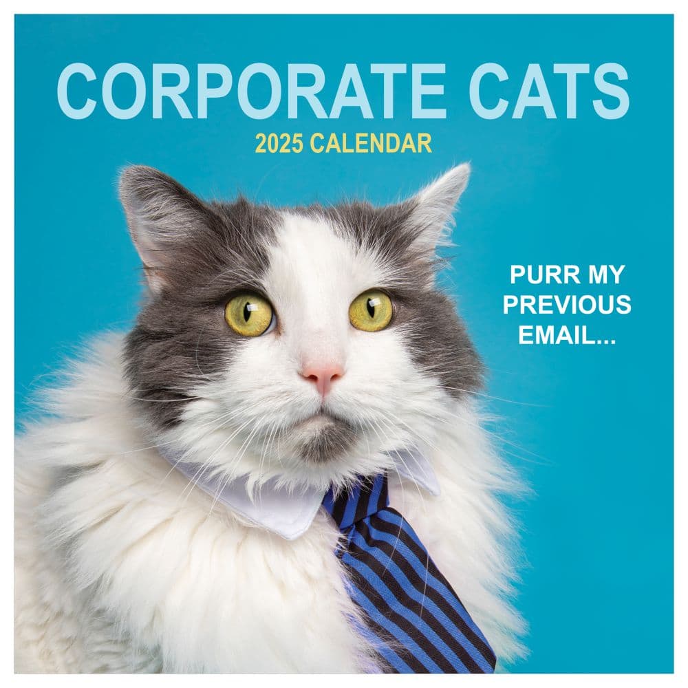 Corporate Cats 2025 Wall Calendar Main Image