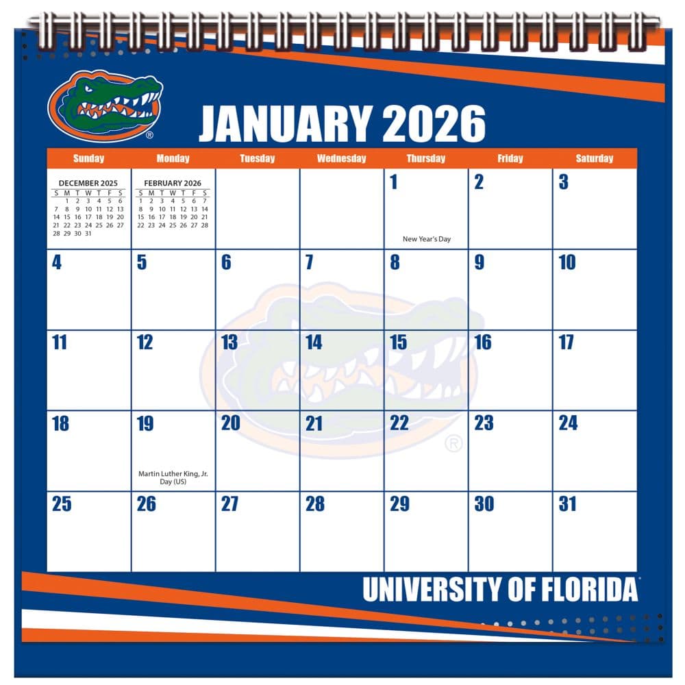 Florida Gators 2026 Easel Desk Calendar Main Product Image