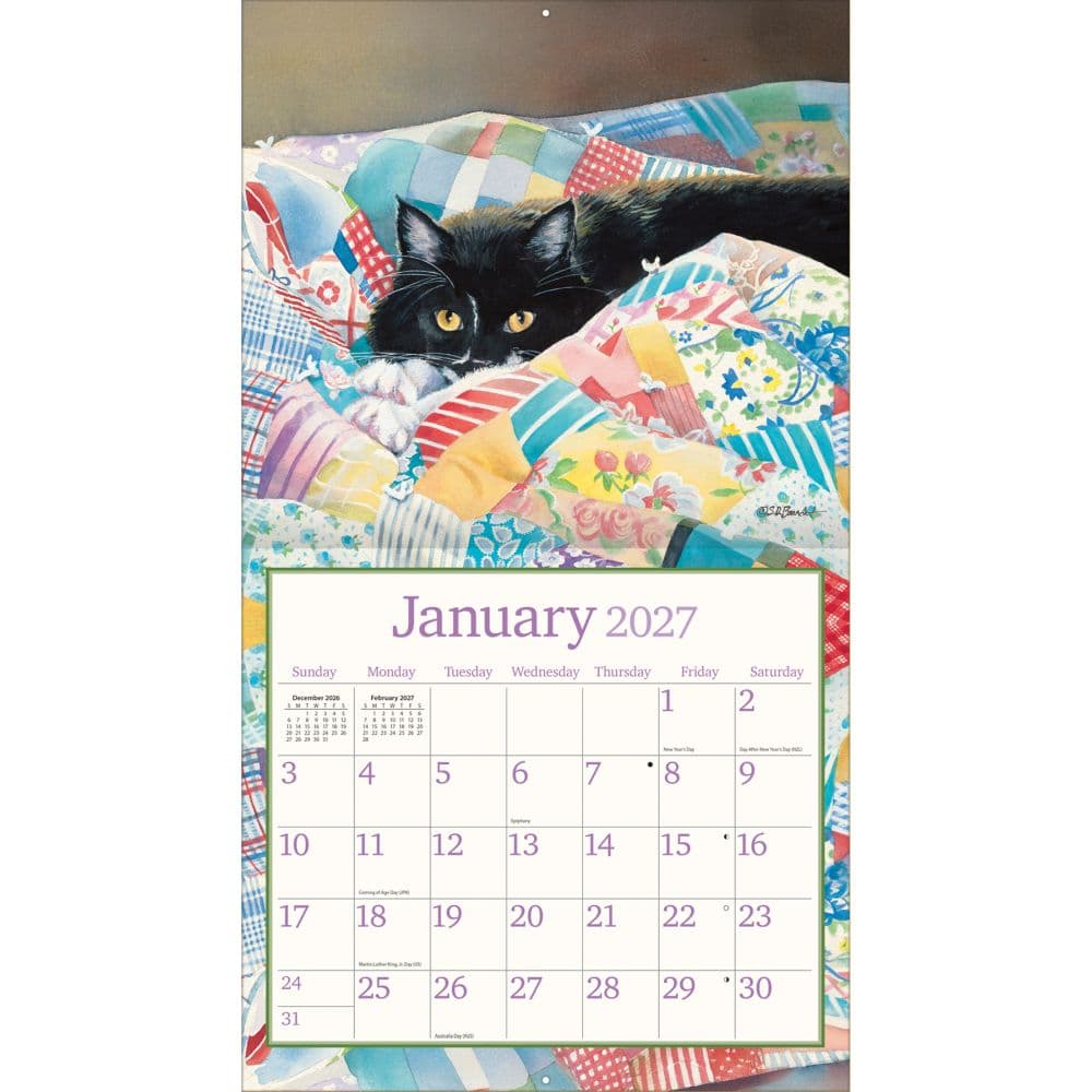 Cats in the Country 2027 Wall Calendar by Susan Bourdet Second Alternate Image