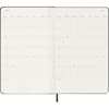 image Moleskine Black Large Hard Cover 2027 Weekly Planner Third Alternate Image