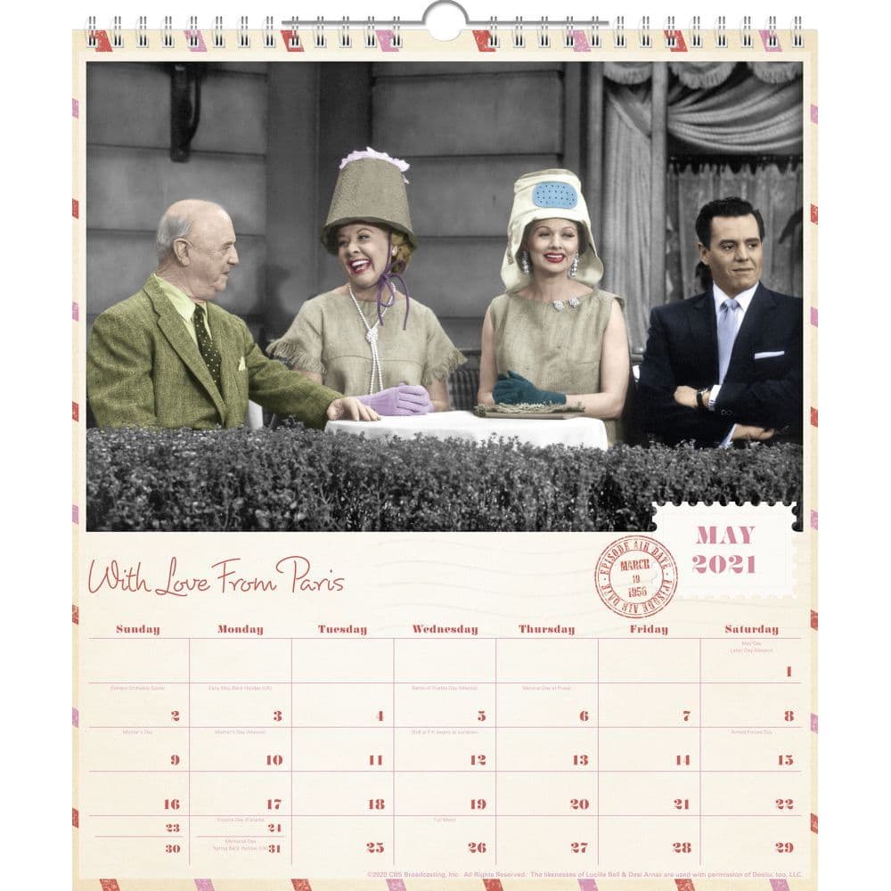I Love Lucy Special Edition Wall Calendar
