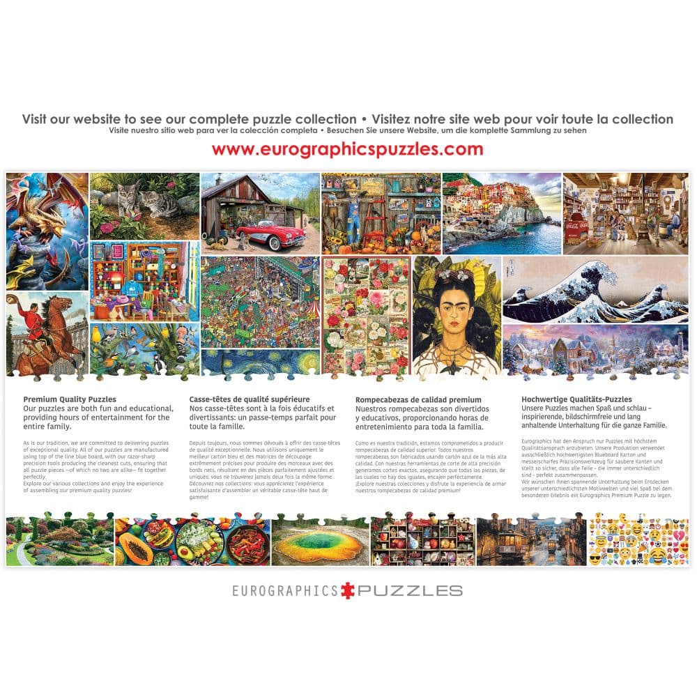 Colorful Koiscape by Guido Bor 1000 Piece Third Alternate Image