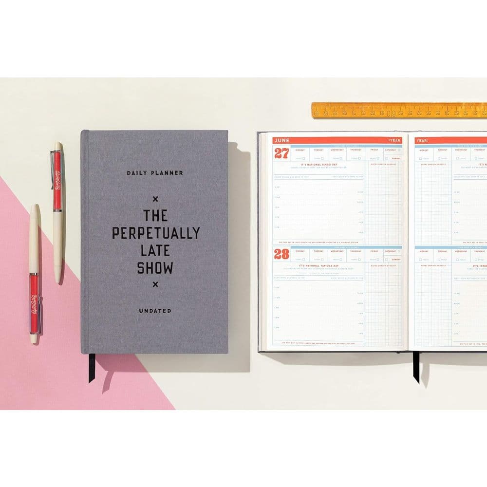 Perpetually Late Show Undated Planner Ninth Alternate Image