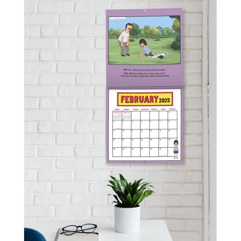 Bobs Burgers 2025 Wall Calendar Fourth Alternate Image width=&quot;1000&quot; height=&quot;1000&quot;