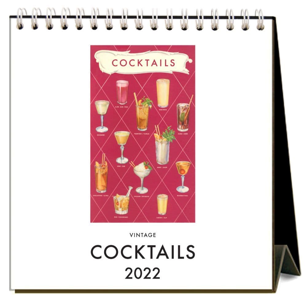 Cocktails 2022 Desk Calendar