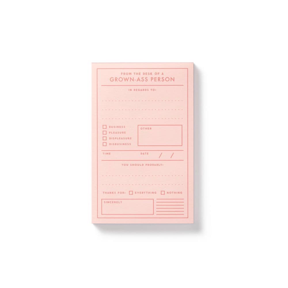 Chronicle Books Grown-Ass Person Memo Pad