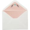 image Stork and Bundle New Baby Card envelope