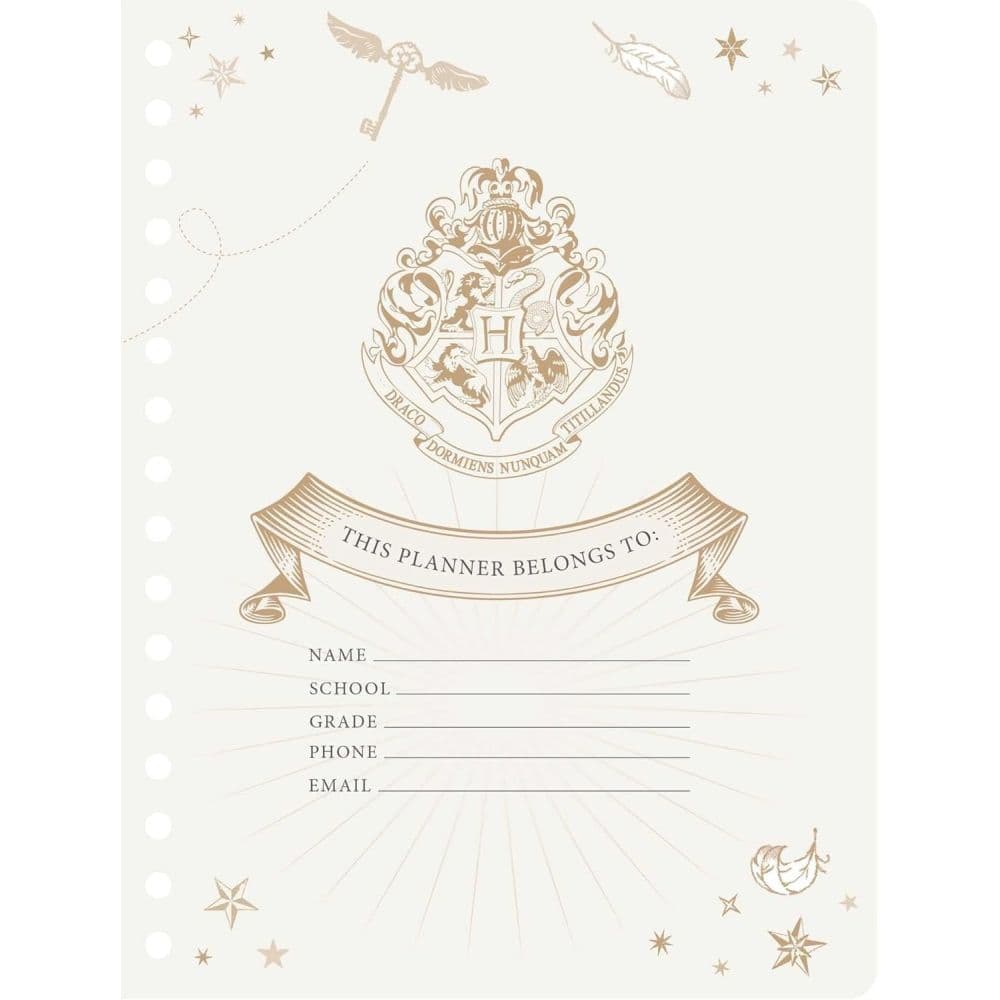 Harry Potter Hogwarts 2026 Student Planner Third Alternate Image