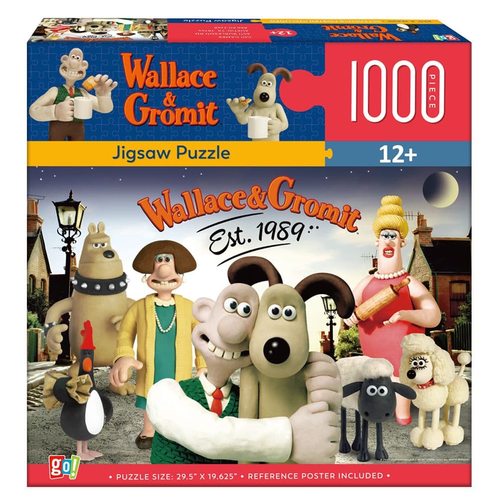 Wallace And Gromit 1000 Piece Puzzle Main Product Image width=&quot;1000&quot; height=&quot;1000&quot;