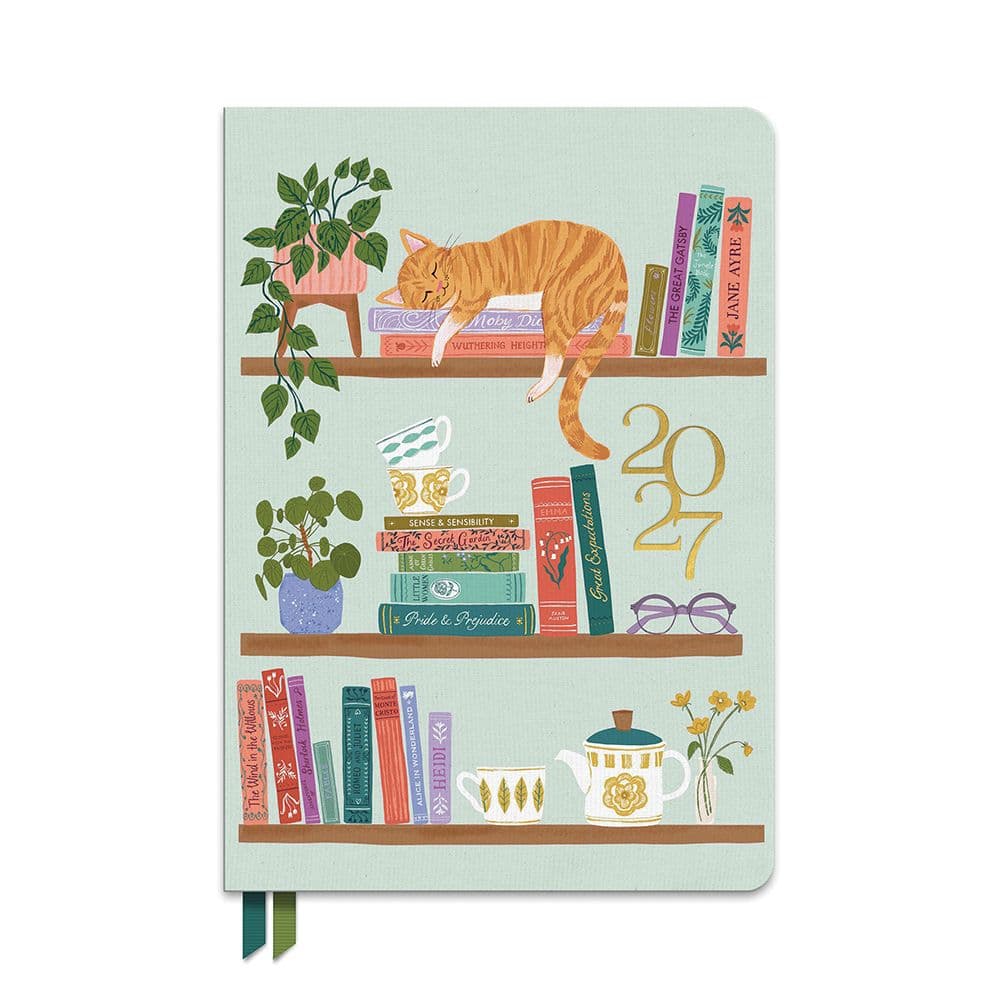 Library Cat-alog Clara 2027 Clothbound Planner Seventh Alternate Image