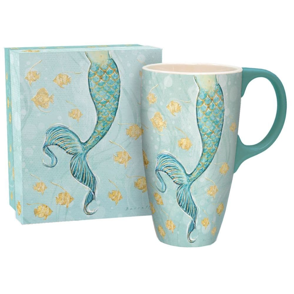 Mermaid 18 oz. Latte Mug by Chad Barrett Main Image