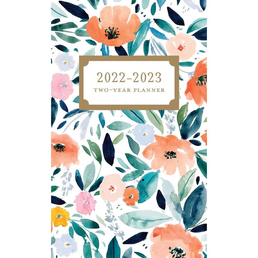 Happy Floral 2022 Two Year Pocket Planner