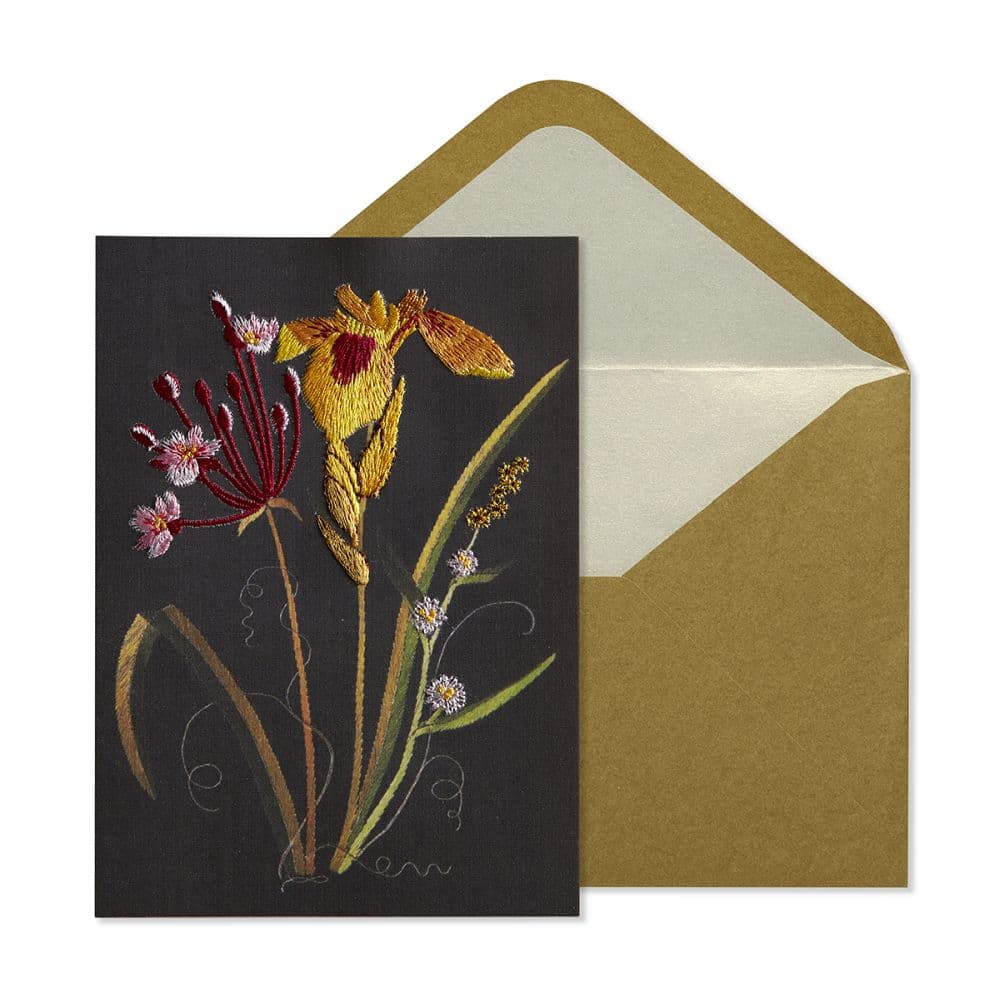 Embroidered Flowers Sympathy Card Main Product Image width=&quot;1000&quot; height=&quot;1000&quot;