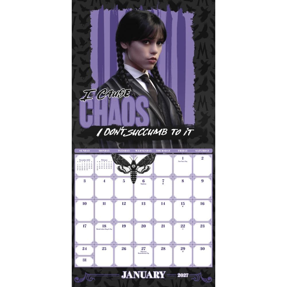 Wednesday 2027 Wall Calendar Second Alternate Image