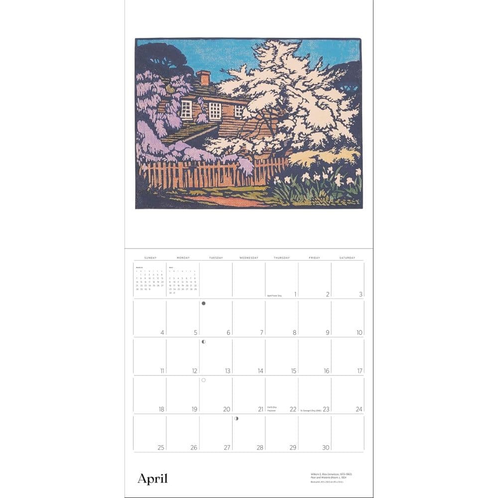 Arts and Crafts 2027 Wall Calendar by William S. Rice Fifth Alternate Image
