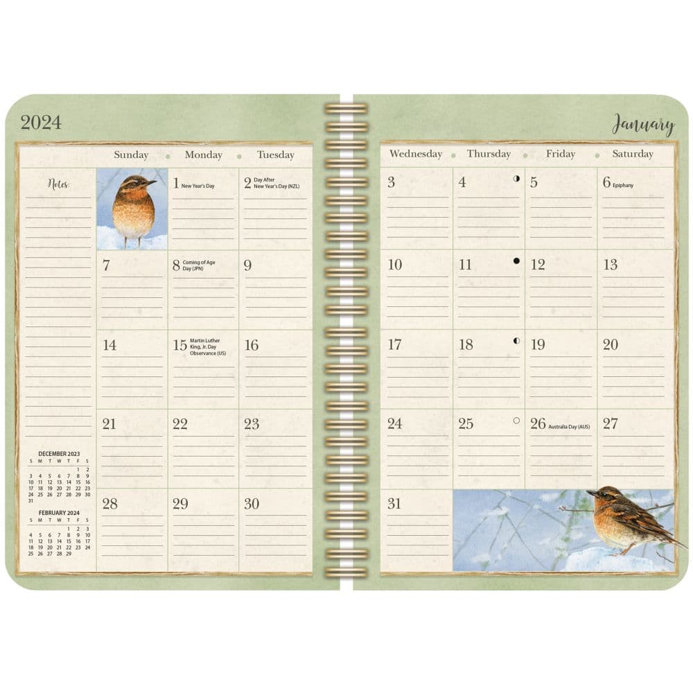 Birds In The Garden 2024 Engagement Planner