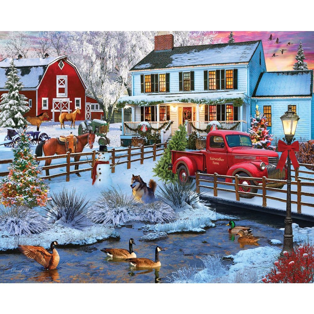 Christmas On The Farm 1000 Piece Puzzle First Alternate Image