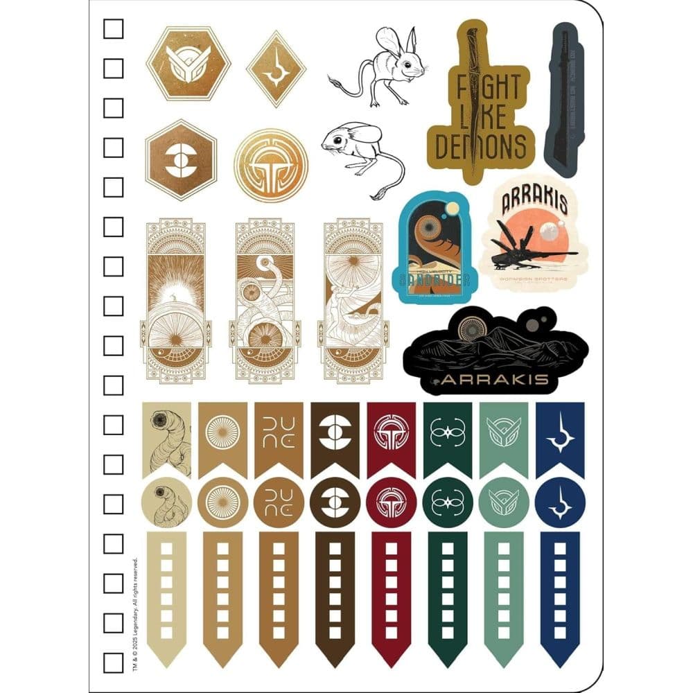 Dune 2026 Weekly Planner Second Alternate Image