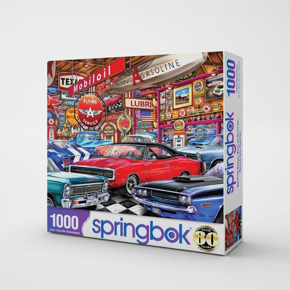 Muscle Car Museum 1000 Piece Puzzle Ninth Alternate Image