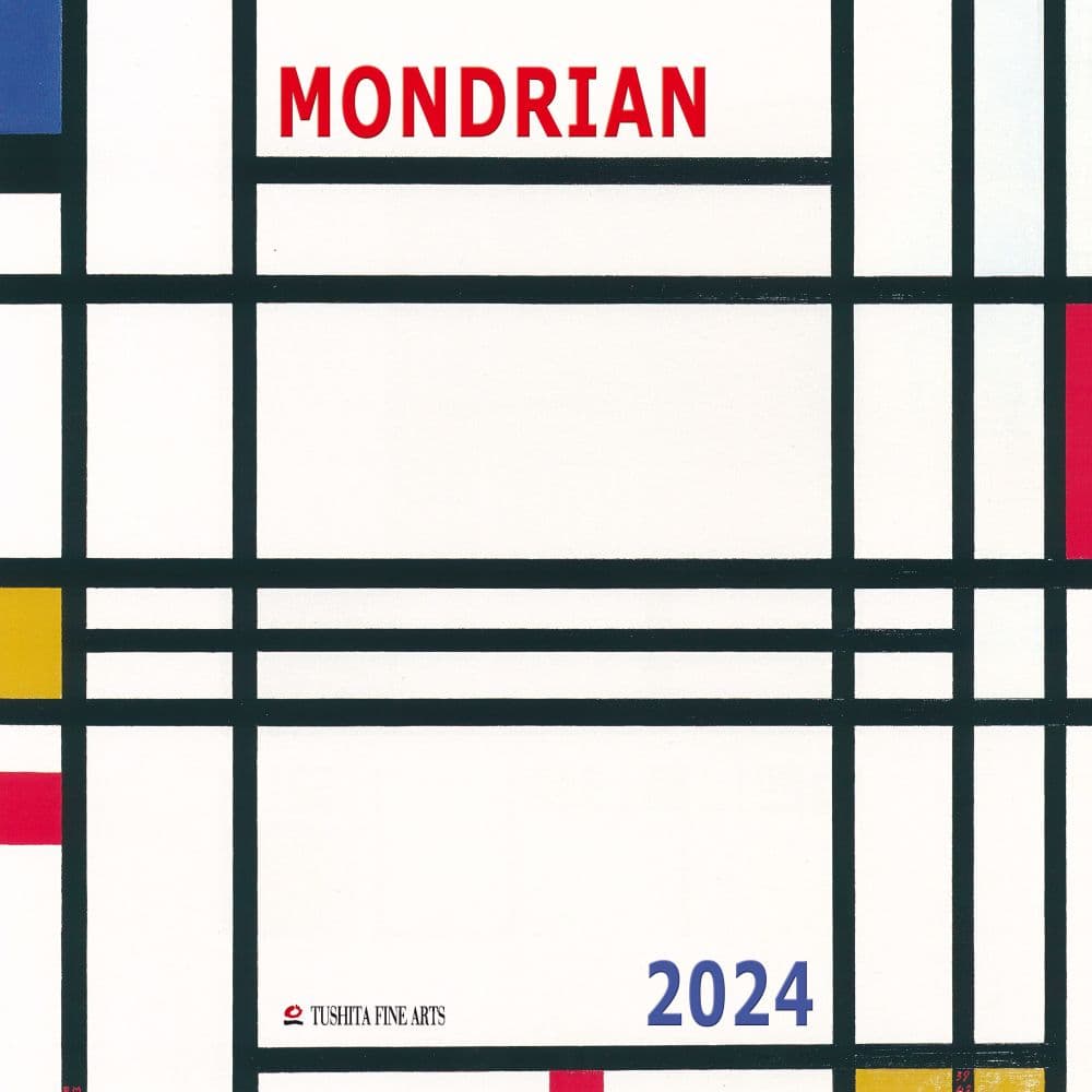Mondrian 2024 Wall Calendar Main Product Image width=&quot;1000&quot; height=&quot;1000&quot;