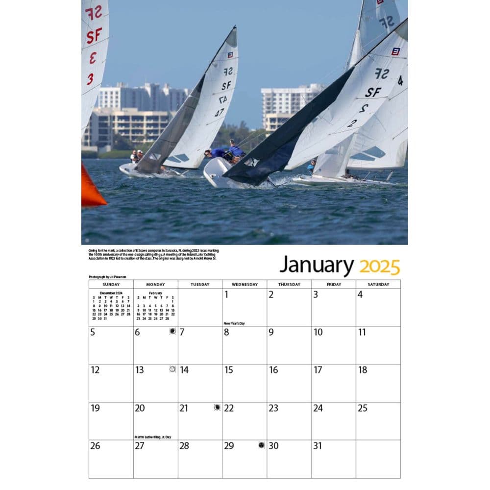 Sailing to the Mark 2025 Wall Calendar Second Alternate Image width="1000" height="1000"