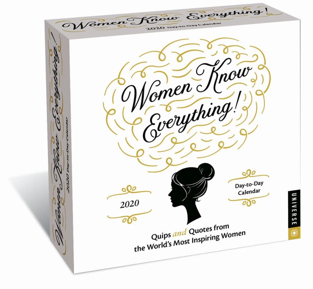 Women Know Everything Desk Calendar