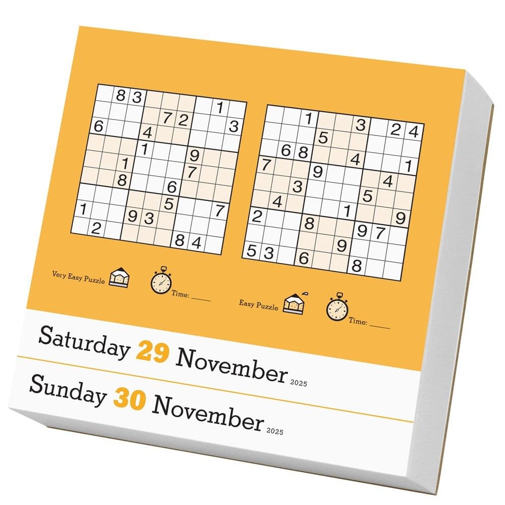 Sudoku 2025 Desk Calendar First Alternate Image width=&quot;1000&quot; height=&quot;1000&quot;