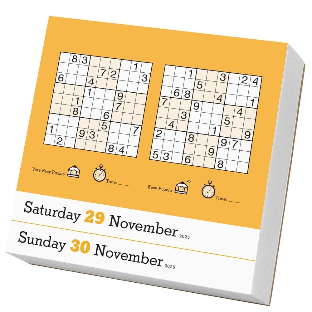Sudoku 2025 Desk Calendar - Calendars.com