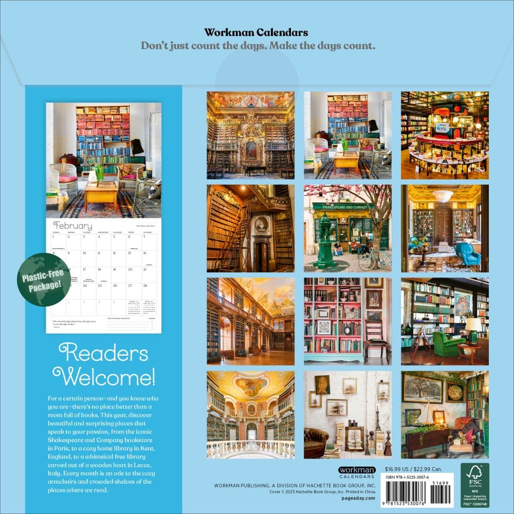 Book Lovers 2026 Wall Calendar First Alternate Image