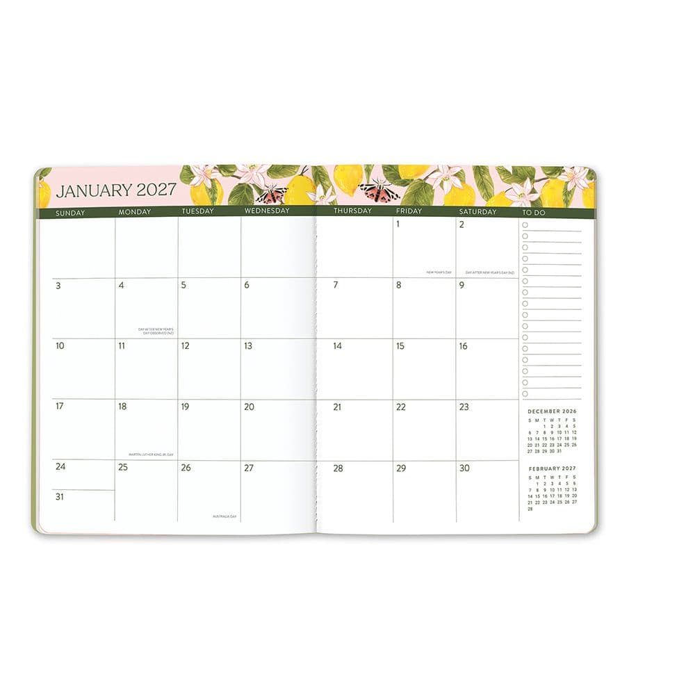 Fruit and Flora Just Right 2027 Monthly Planner Second Alternate Image