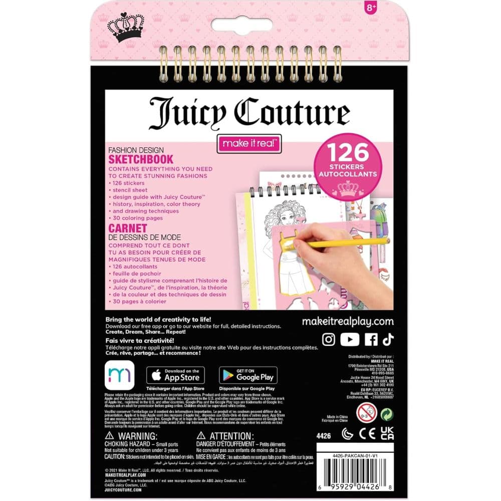 Juicy Couture Fashion Sketchbook First Alternate Image