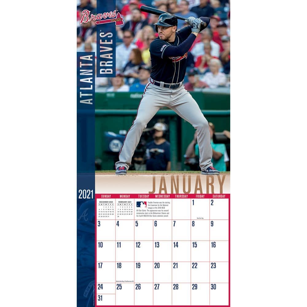 Atlanta Braves Wall Calendar