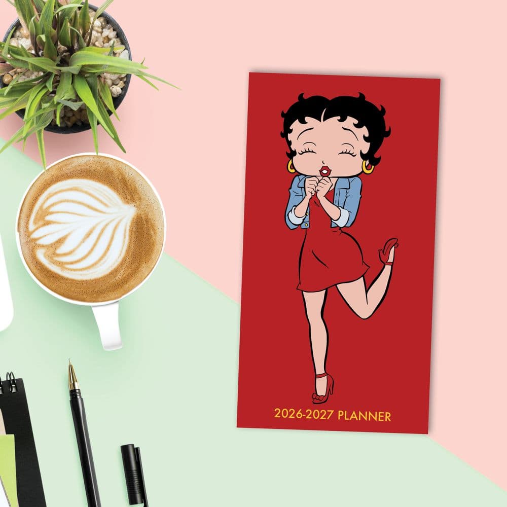 Betty Boop Monthly 2026 Pocket Planner Third Alternate Image