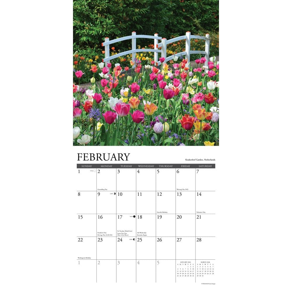 Garden View 2026 Wall Calendar Second Alternate Image