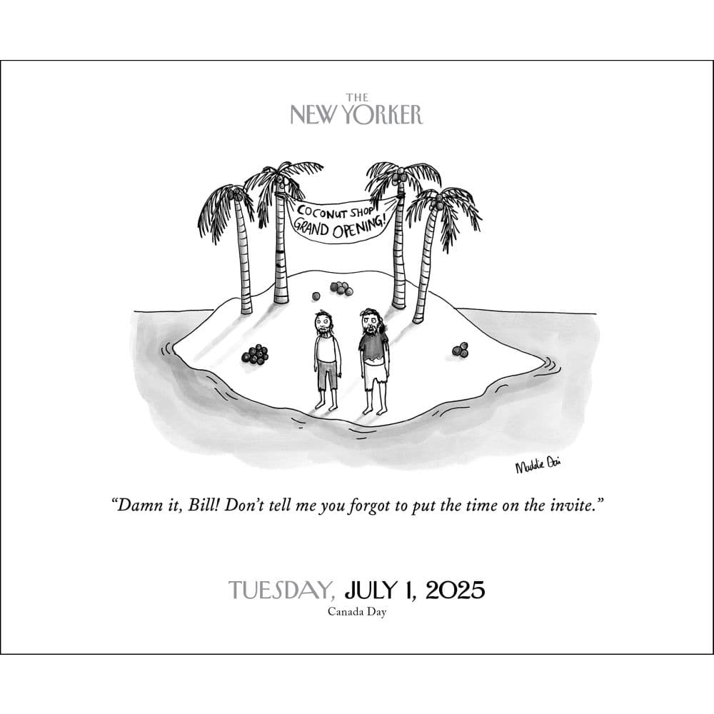 New Yorker Cartoons 2025 Desk Calendar