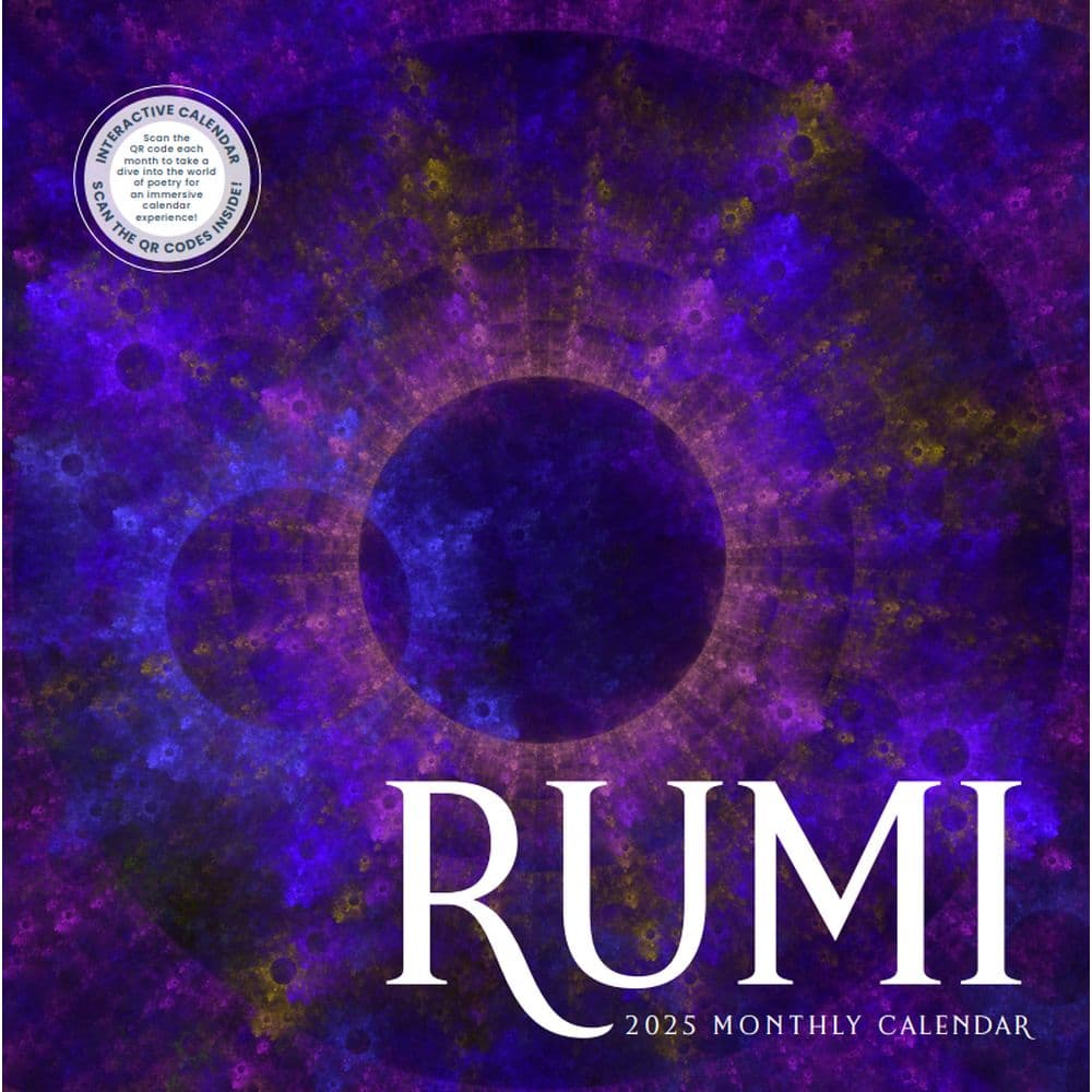 Rumi Quotes 2025 Wall Calendar