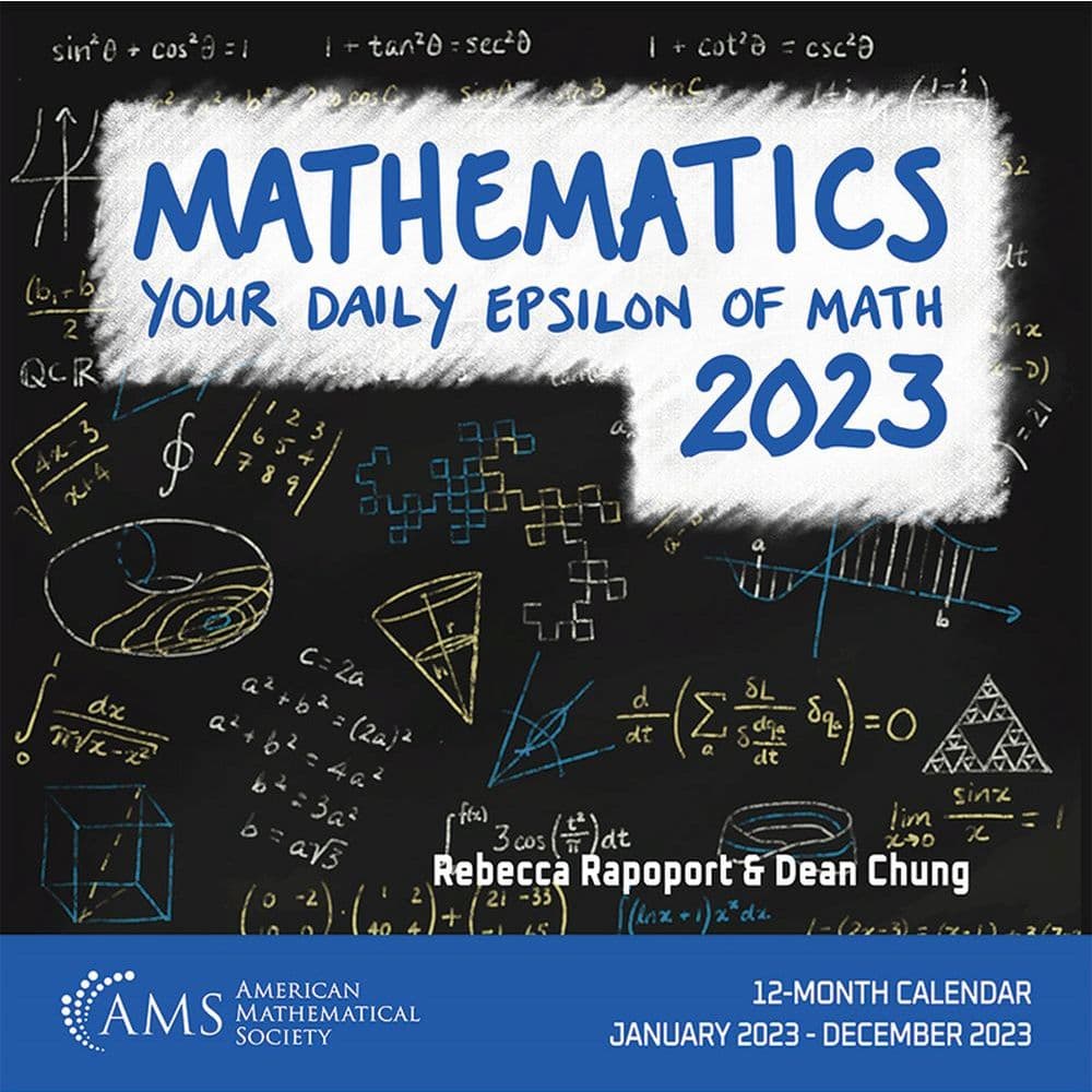 Mathematics 2023 Wall Calendar by American Mathematical Society