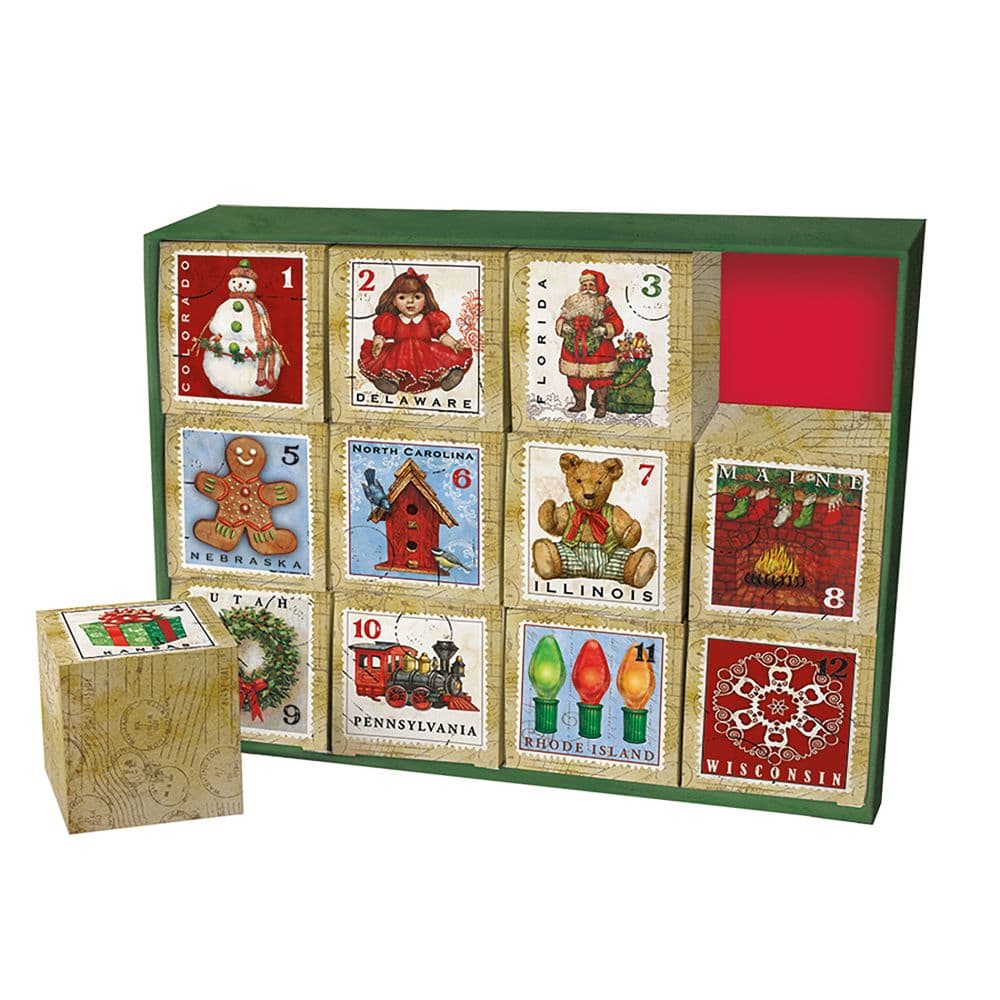 Vintage Stamps Countdown 500 Piece Puzzle Second Alternate Image