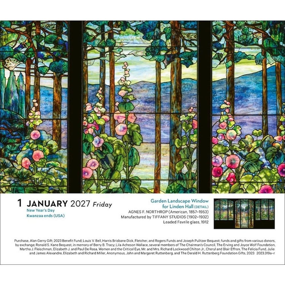 Art 365 Days of Masterpieces 2027 Desk Calendar Second Alternate Image