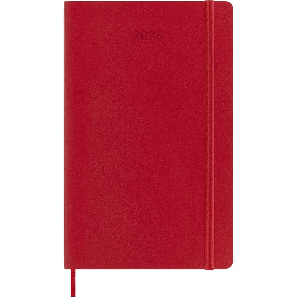 image Moleskine Large Red Weekly Soft Cover 2025 Planner Main Image