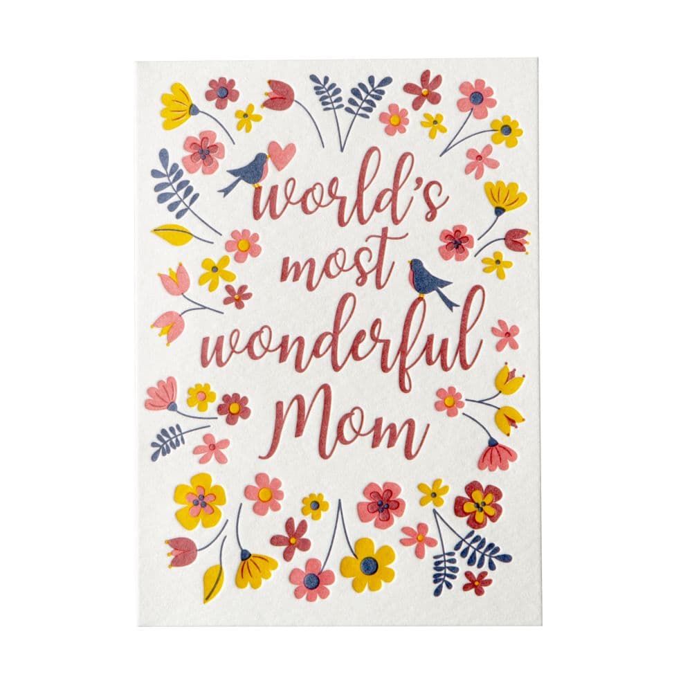 Worlds Most Wonderful Mom Mother's Day Card
