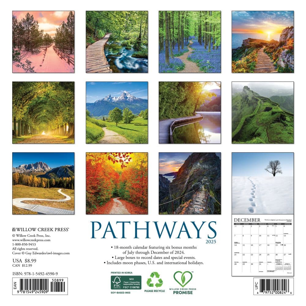 Pathways 2025 Mini Wall Calendar First Alternate Image width=&quot;1000&quot; height=&quot;1000&quot;