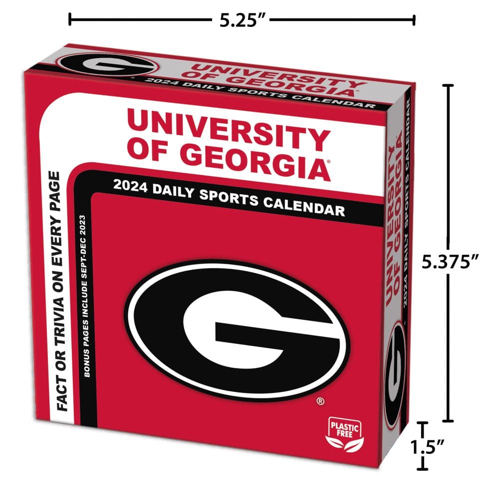 Georgia Bulldogs 2024 Desk Calendar Sixth Alternate Image width=&quot;1000&quot; height=&quot;1000&quot;